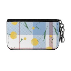 Sublimation PU Leather Car Key Case Key Holder Creative Customization PU Leather Case