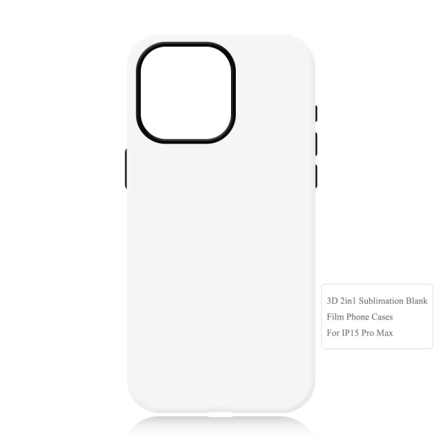 New Arrival Sublimation 3D 2in1 Film Phone Case for Magnetic Wireless Charging Cover Customized DIY Cell Phone Case for iPhone Series
