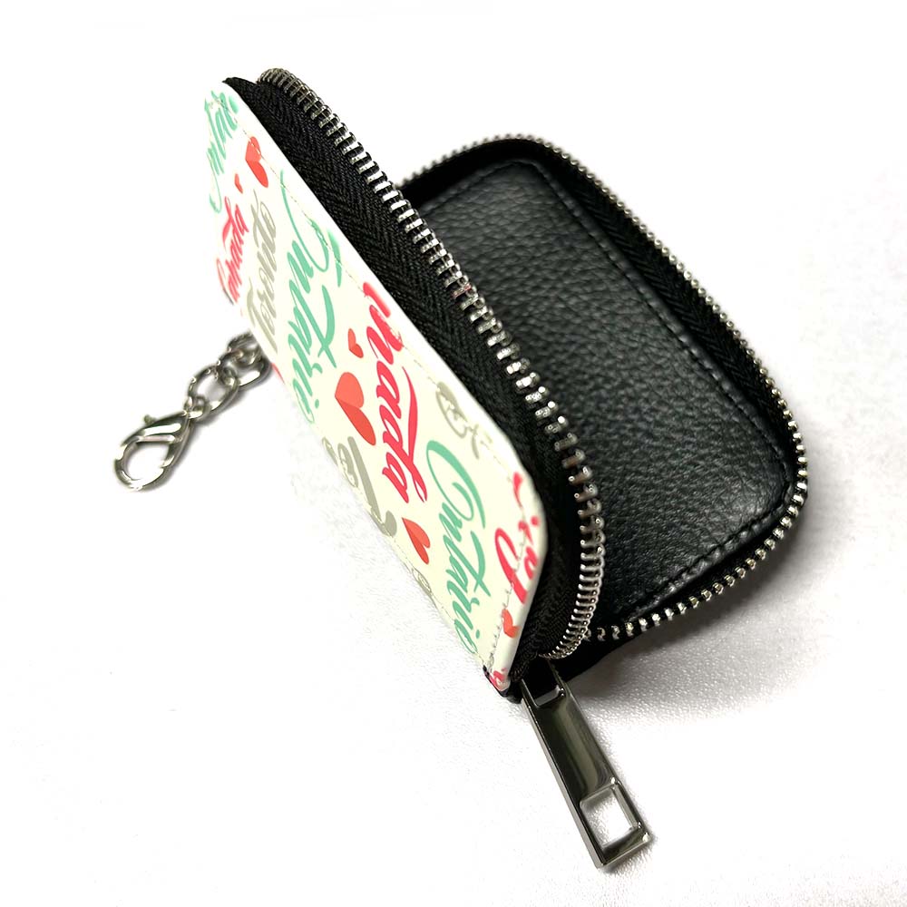 Sublimation PU Leather Car Key Case Key Holder Creative Customization PU Leather Case