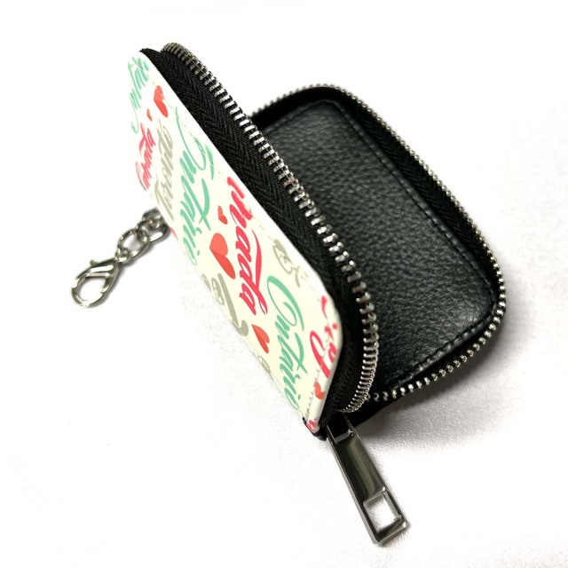 Sublimation PU Leather Car Key Case Key Holder Creative Customization PU Leather Case