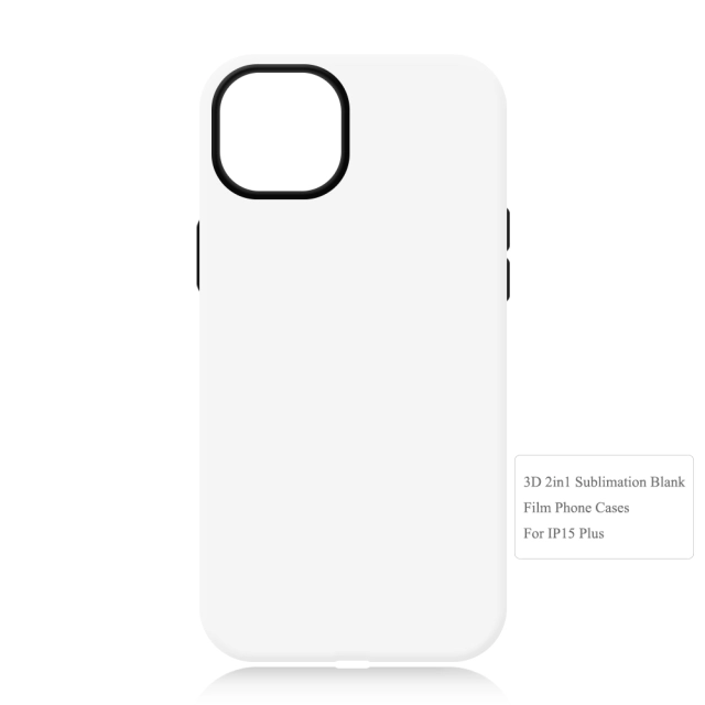 New Arrival Sublimation 3D 2in1 Film Phone Case for Magnetic Wireless Charging Cover Customized DIY Cell Phone Case for iPhone Series