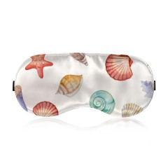 Sublimation Blank DIY Eyepatch For Heat Press Printing Imitation Silk Eye Masks