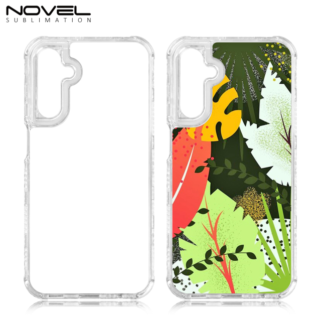 New arrival Sublimation 2D 3in1 Transparent Phone Case For Samsung A15,A20,S23,S24 Series