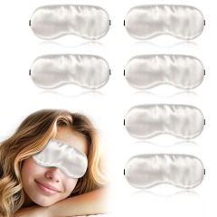 Sublimation Blank DIY Eyepatch For Heat Press Printing Imitation Silk Eye Masks