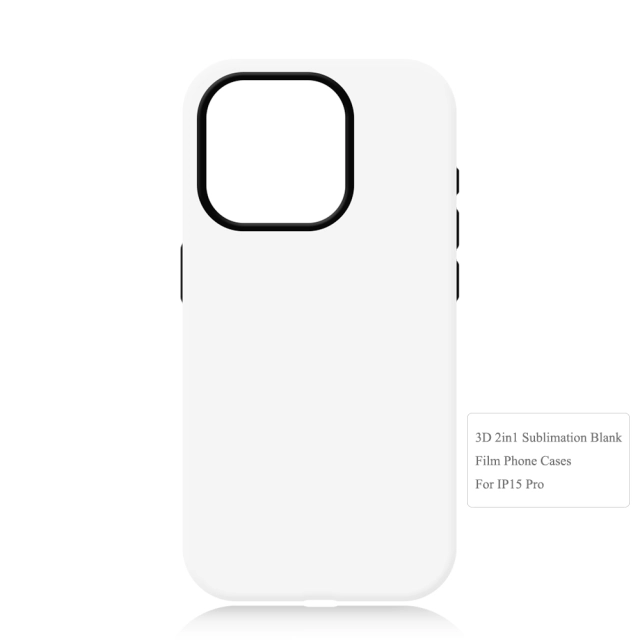 New Arrival Sublimation 3D 2in1 Film Phone Case for Magnetic Wireless Charging Cover Customized DIY Cell Phone Case for iPhone Series