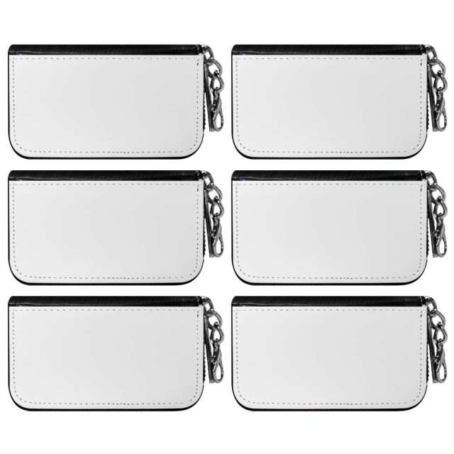 Sublimation PU Leather Car Key Case Key Holder Creative Customization PU Leather Case