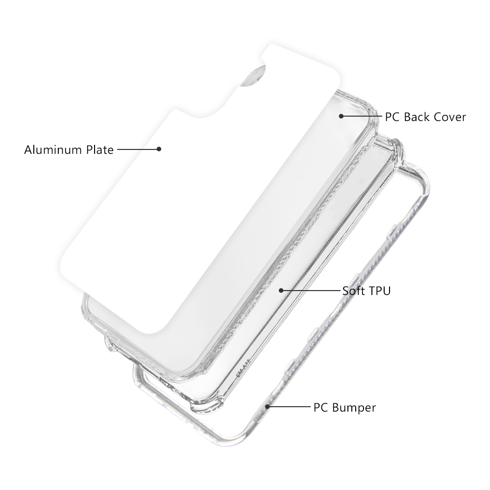 New arrival Sublimation 2D 3in1 Transparent Phone Case For Samsung A56 5G, A37, A27 Series