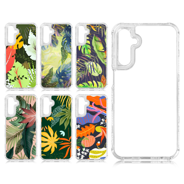 New arrival Sublimation 2D 3in1 Transparent Phone Case For Samsung A15,A20,S23,S24 Series