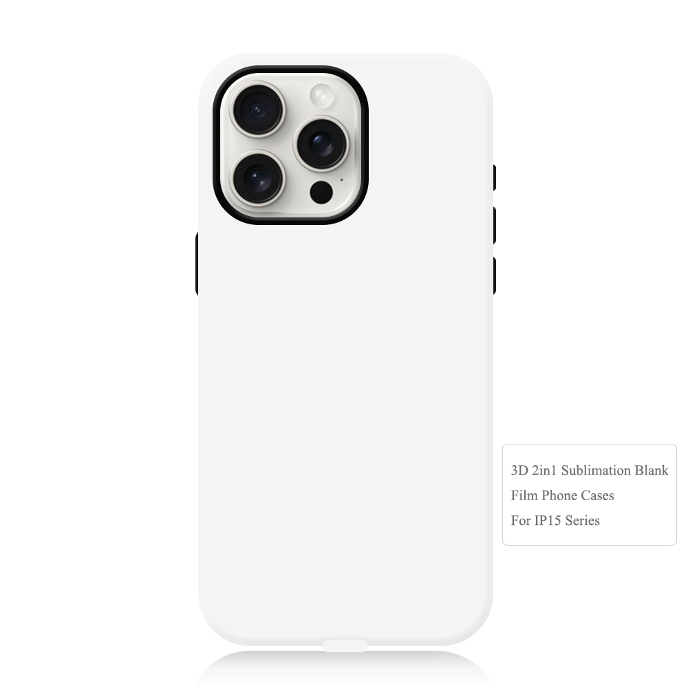 New Arrival Sublimation 3D 2in1 Film Phone Case for Magnetic Wireless Charging Cover Customized DIY Cell Phone Case for iPhone 17,16,15,14,13 Series