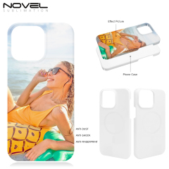 New Arrival 3D Film Sublimation Magnetic Phone Case For iPhone 15,14,13 Series for Magnetic Wireless Charging