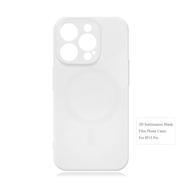 New Arrival 3D Film Sublimation Fine Hole Magnetic Phone Case For iPhone 15,14,13 Series for Magnetic Wireless Charging