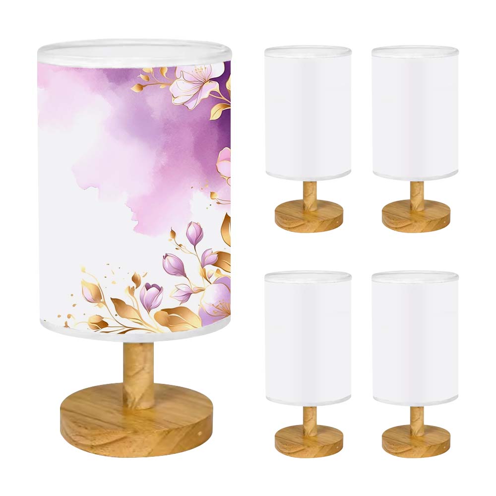 Sublimation Blank LED Bedside Night Light Home Custom Decoration Blank Pendant Lights MDF+PET LED Lamp