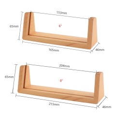 New Arrival Sublimation Acrylic Photo Frame Home Custom Decoration Blank Pendant Sublimation Photo Frames with Wooden Base