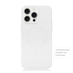 New Arrival 3D Film Sublimation Fine Hole Magnetic Phone Case For iPhone 15,14,13 Series for Magnetic Wireless Charging