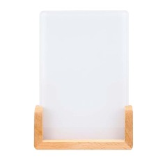 New Arrival Sublimation Acrylic Photo Frame Home Custom Decoration Blank Pendant Sublimation Photo Frames with Wooden Base