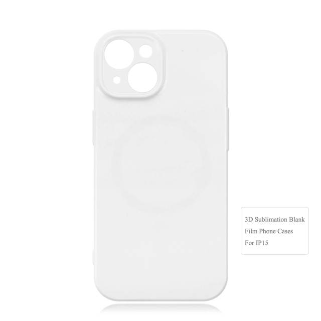 New Arrival 3D Film Sublimation Fine Hole Magnetic Phone Case For iPhone 15,14,13 Series for Magnetic Wireless Charging