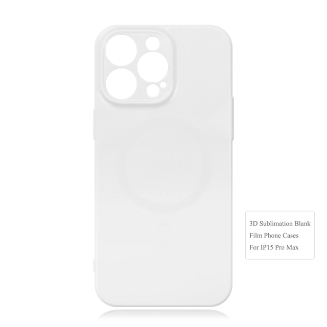 New Arrival 3D Film Sublimation Fine Hole Magnetic Phone Case For iPhone 15,14,13 Series for Magnetic Wireless Charging