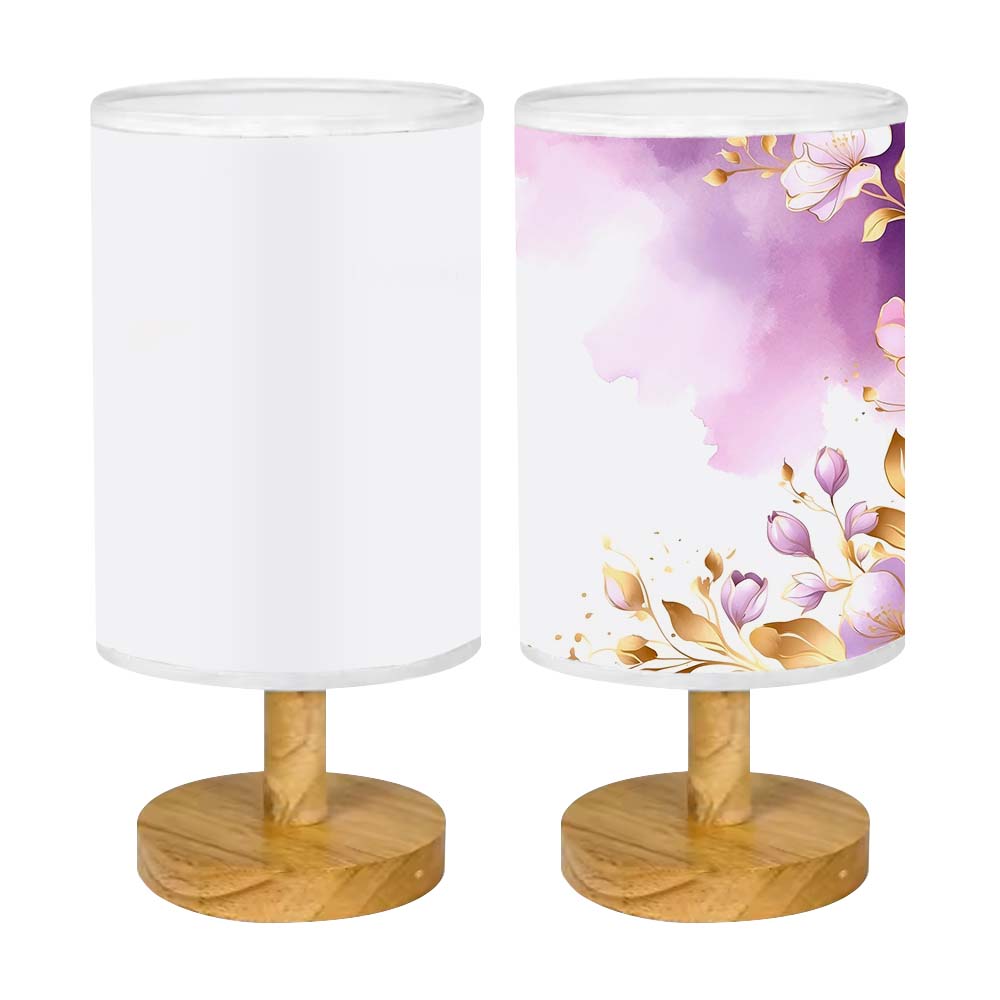Sublimation Blank LED Bedside Night Light Home Custom Decoration Blank Pendant Lights MDF+PET LED Lamp