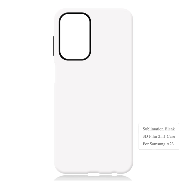 New Arrival 3D 2in1 Film Case Sublimation Cover Customized DIY Cell Phone Case for Samsung A03S,A14,A23,A Series