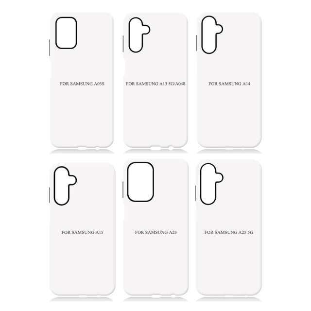 New Arrival 3D 2in1 Film Case Sublimation Cover Customized DIY Cell Phone Case for Samsung A03S,A14,A23,A Series