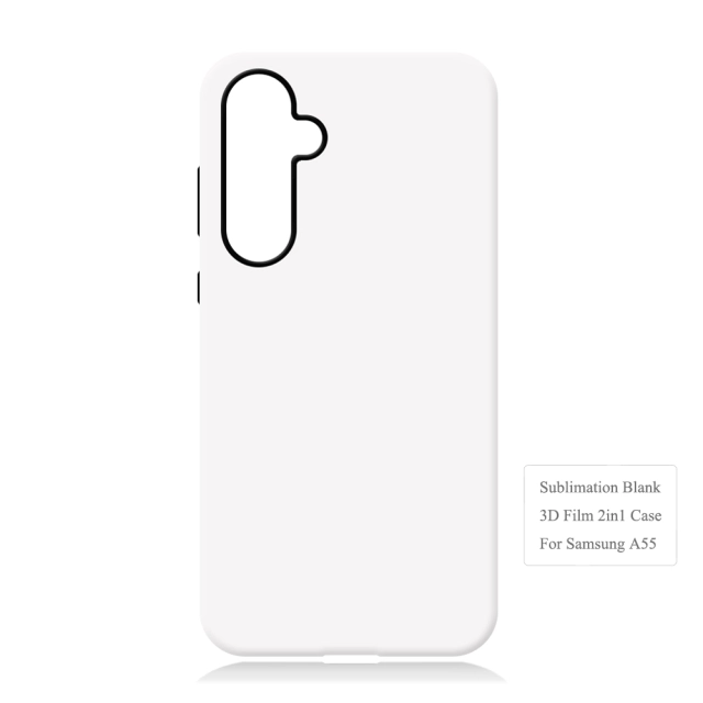 New Arrival 3D 2in1 Film Case Sublimation Cover Customized DIY Cell Phone Case for Samsung A03S,A14,A23,A Series