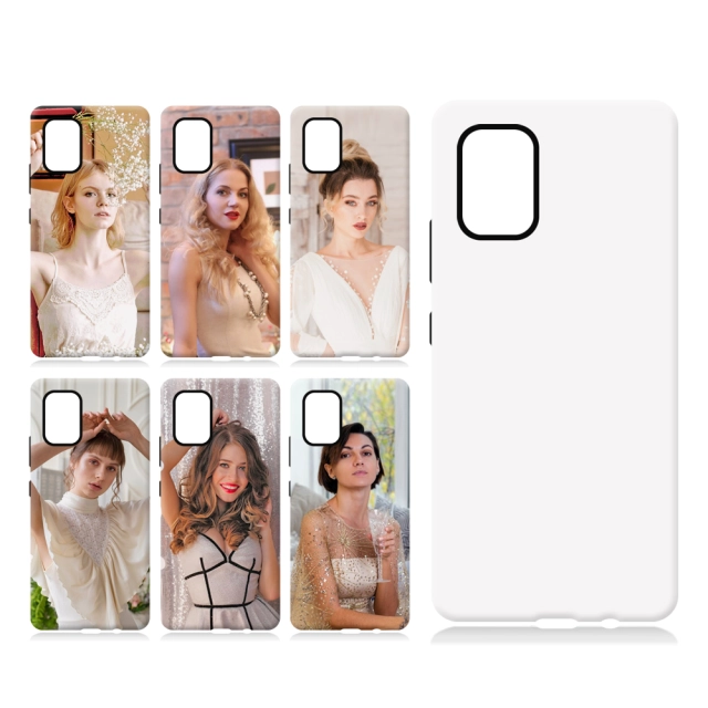 New Arrival 3D 2in1 Film Case Sublimation Cover Customized DIY Cell Phone Case for Samsung A03S,A14,A23,A Series