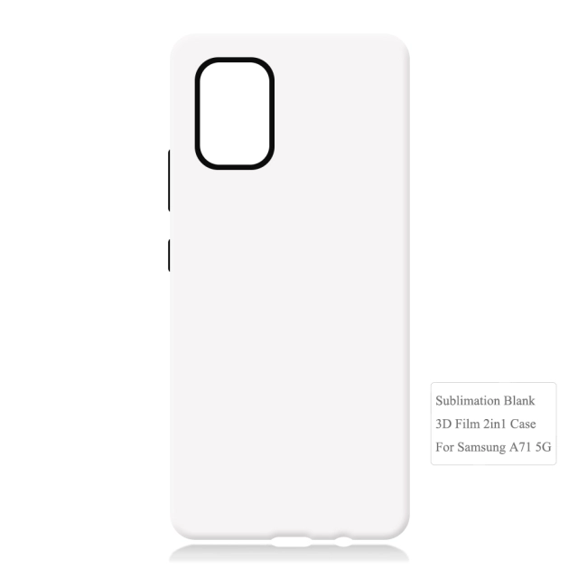 New Arrival 3D 2in1 Film Case Sublimation Cover Customized DIY Cell Phone Case for Samsung A03S,A14,A23,A Series