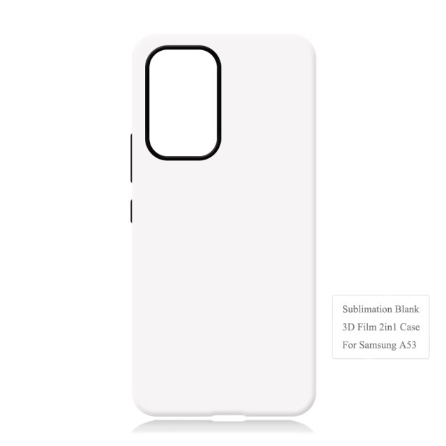 New Arrival 3D 2in1 Film Case Sublimation Cover Customized DIY Cell Phone Case for Samsung A03S,A14,A23,A Series