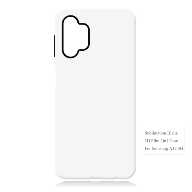 New Arrival 3D 2in1 Film Case Sublimation Cover Customized DIY Cell Phone Case for Samsung A03S,A14,A23,A Series