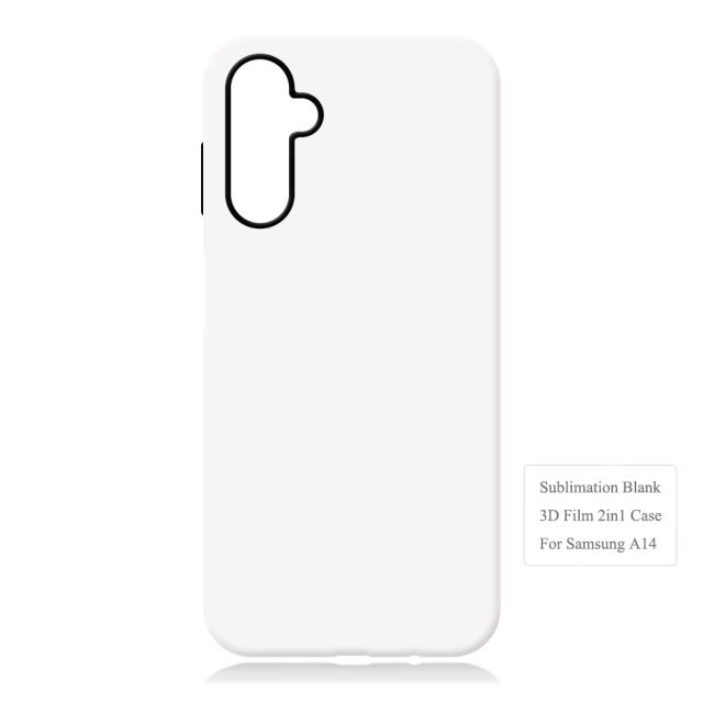 New Arrival 3D 2in1 Film Case Sublimation Cover Customized DIY Cell Phone Case for Samsung A03S,A14,A23,A Series