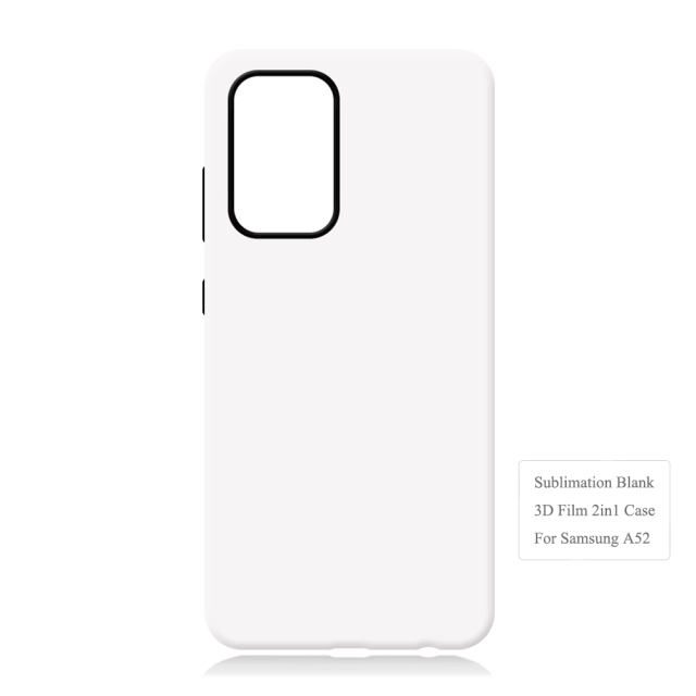 New Arrival 3D 2in1 Film Case Sublimation Cover Customized DIY Cell Phone Case for Samsung A03S,A14,A23,A Series