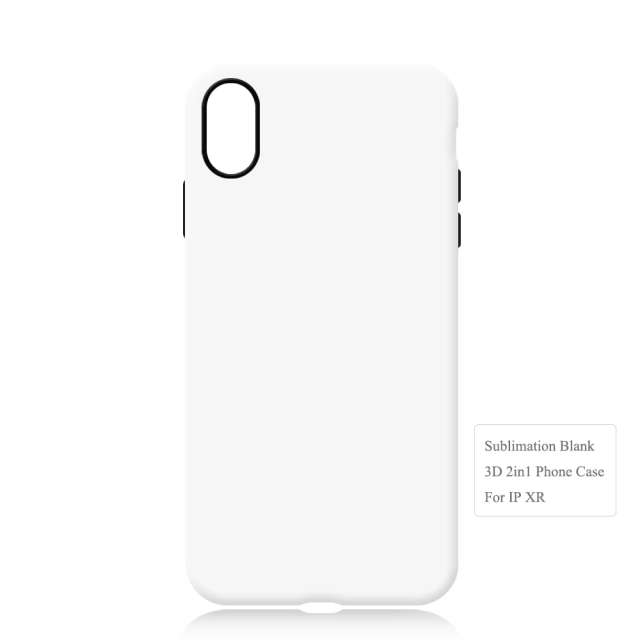 New Arrival 3D 2in1 Film Case Sublimation Cover Customized DIY Cell Phone Case for iPhone 7/8,12,14,15 Series