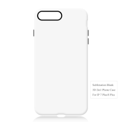 New Arrival 3D 2in1 Film Case Sublimation Cover Customized DIY Cell Phone Case for iPhone 7/8,12,14,15 Series