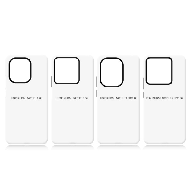New Arrival 3D 2in1 Film Case Sublimation Cover Customized DIY Cell Phone Case for Redmi Note 13,Redmi Note 13 Pro Series