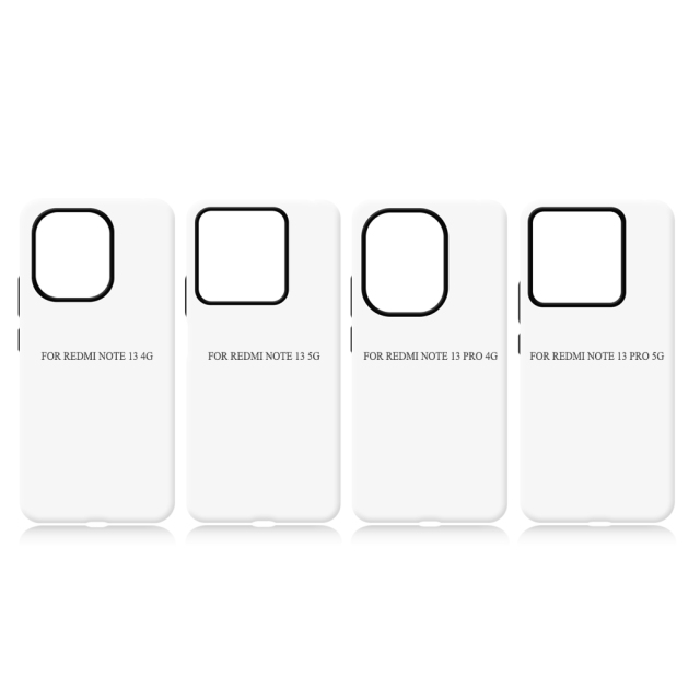 New Arrival 3D 2in1 Film Case Sublimation Cover Customized DIY Cell Phone Case for Redmi Note 13,Redmi Note 13 Pro Series