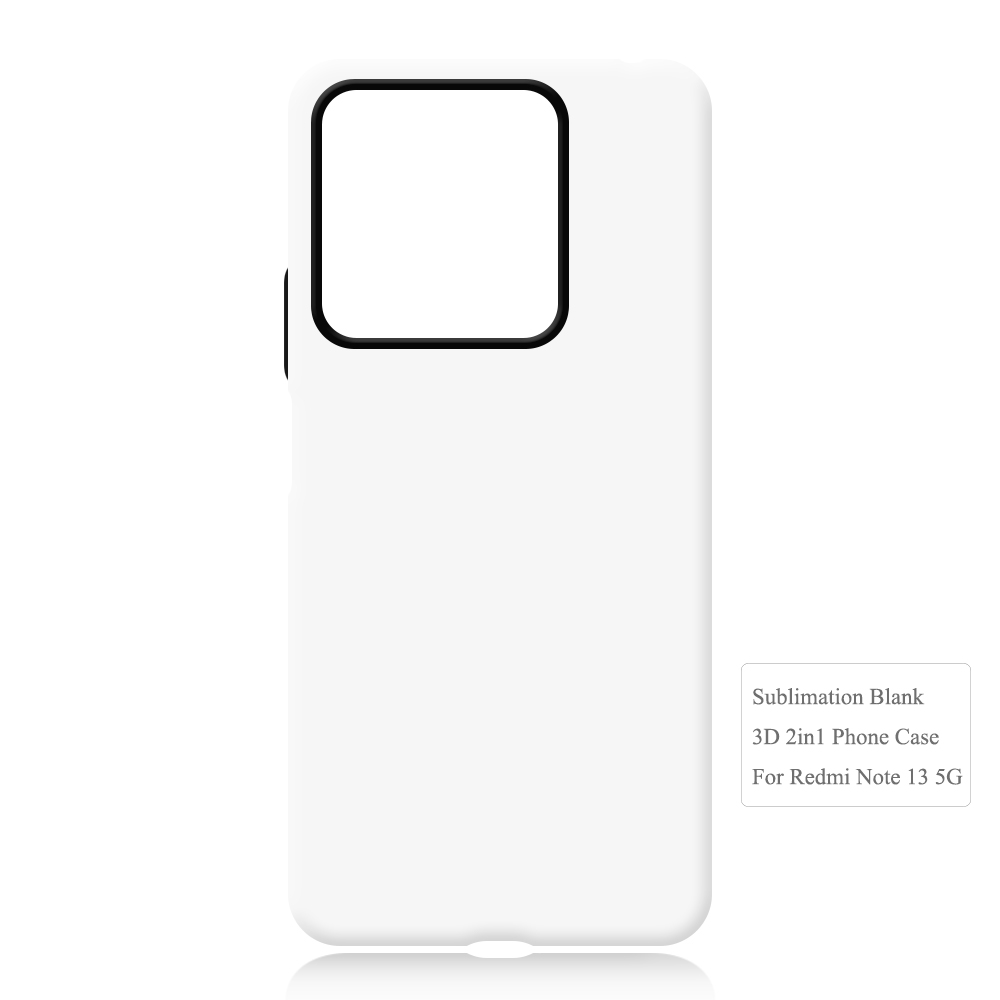 New Arrival 3D 2in1 Film Case Sublimation Cover Customized DIY Cell Phone Case for Redmi Note 13,Redmi Note 13 Pro Series