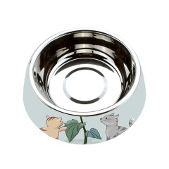 Sublimation Printable Pet Bowl with Stainless Steel Bowl Food Bowl Dishes Water Bowl Cat Feeder Bowl for Small Medium Puppy Dogs Pets