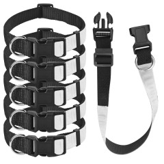 Custom Sublimation Blank Adjustable Dog Collar With Different Size Nylon Dog Collar