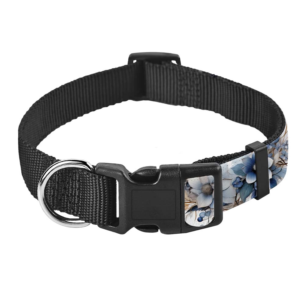 Custom Sublimation Blank Adjustable Dog Collar With Different Size Nylon Dog Collar