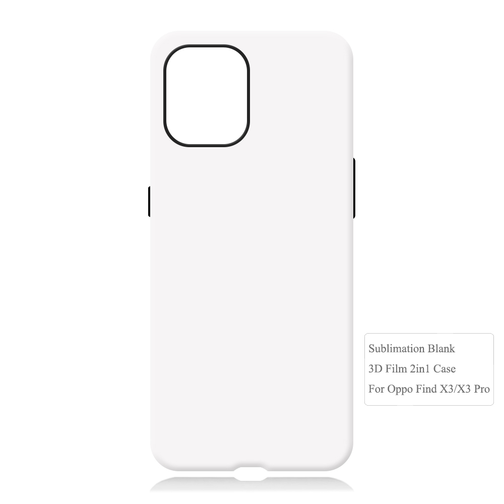 New Arrival 2in1 3D Film case Sublimation cover customized DIY Cell Phone case for Oppo Find X3/X3 Pro,X5,X6,X7,Oppo Find X7 Ultra