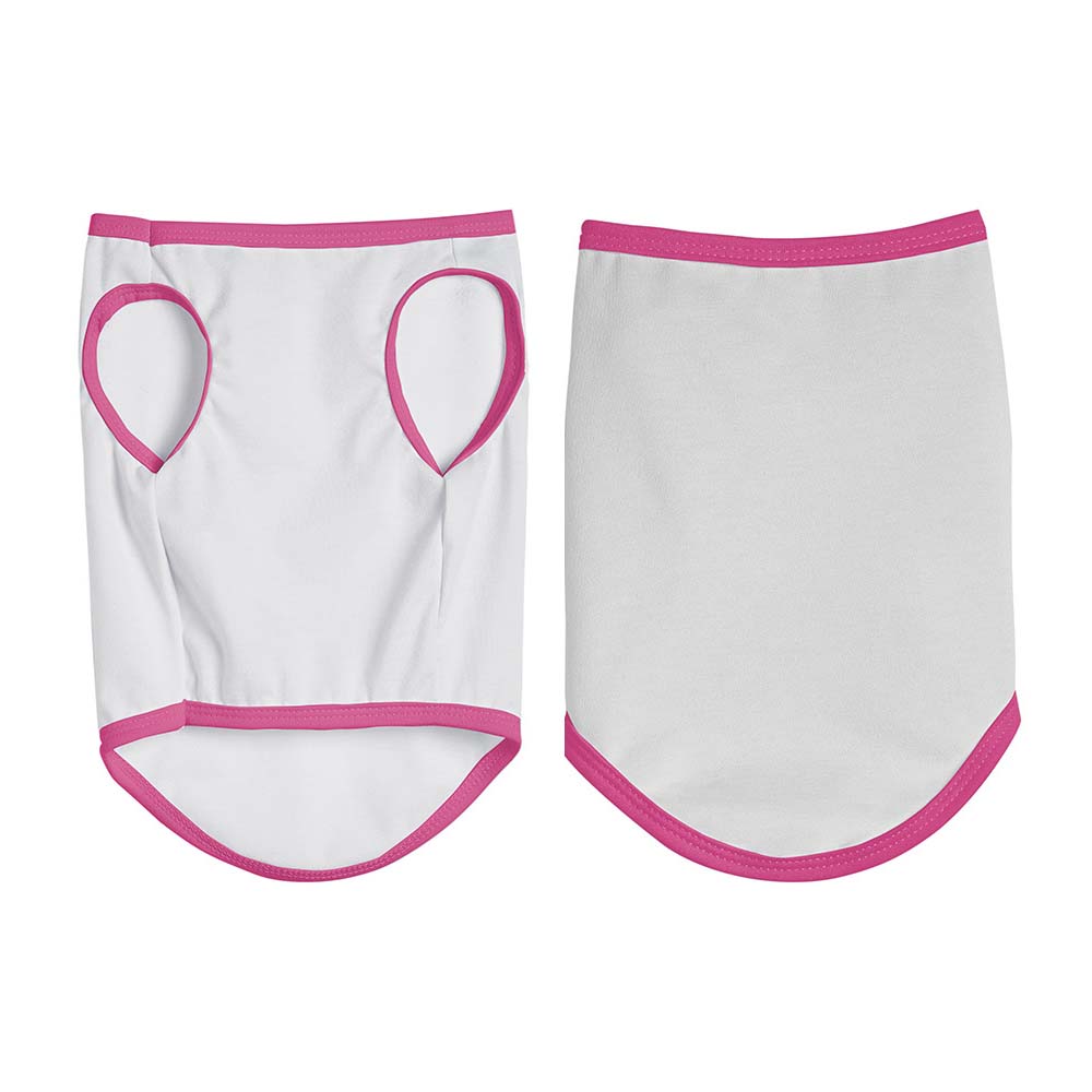 High Quality Sublimation Pet T-shirt Blank Polyester Pet Clothes Pet Products Dog Clothes Pet Accessories For Heat Press Printing