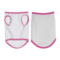High Quality Sublimation Pet Clothes Blank Polyester Pet Clothes Pet Products Dog T-shirt Pet Accessories For Heat Press Printing