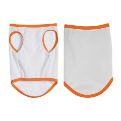 High Quality Sublimation Pet Clothes Blank Polyester Pet Clothes Pet Products Dog T-shirt Pet Accessories For Heat Press Printing