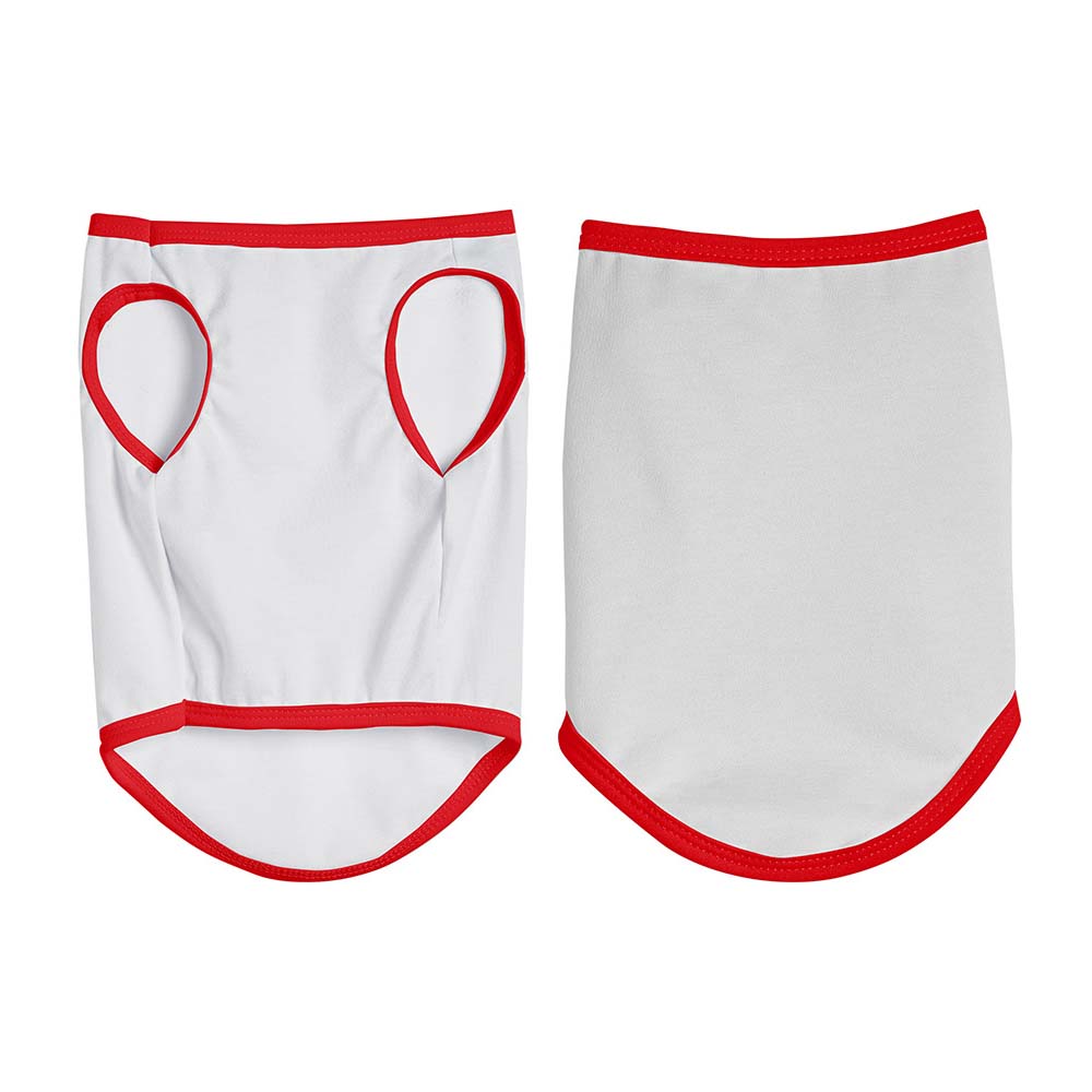High Quality Sublimation Pet T-shirt Blank Polyester Pet Clothes Pet Products Dog Clothes Pet Accessories For Heat Press Printing