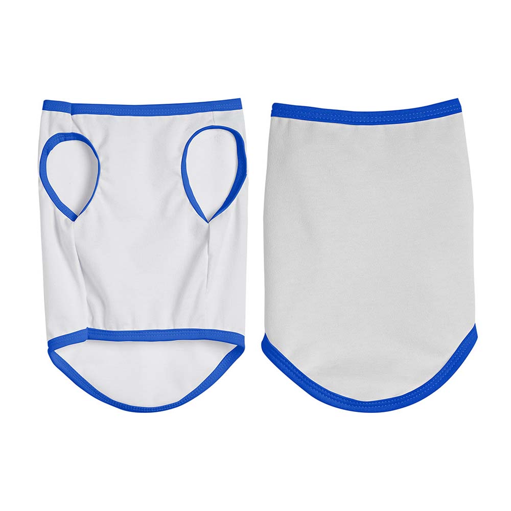 High Quality Sublimation Pet T-shirt Blank Polyester Pet Clothes Pet Products Dog Clothes Pet Accessories For Heat Press Printing