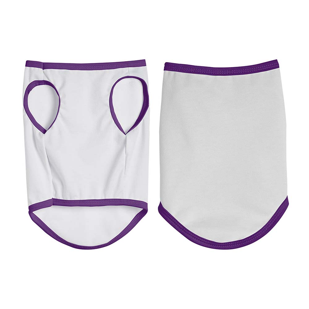 High Quality Sublimation Pet T-shirt Blank Polyester Pet Clothes Pet Products Dog Clothes Pet Accessories For Heat Press Printing