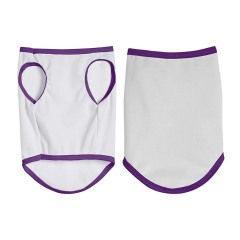 High Quality Sublimation Pet Clothes Blank Polyester Pet Clothes Pet Products Dog T-shirt Pet Accessories For Heat Press Printing