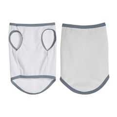 High Quality Sublimation Pet Clothes Blank Polyester Pet Clothes Pet Products Dog T-shirt Pet Accessories For Heat Press Printing