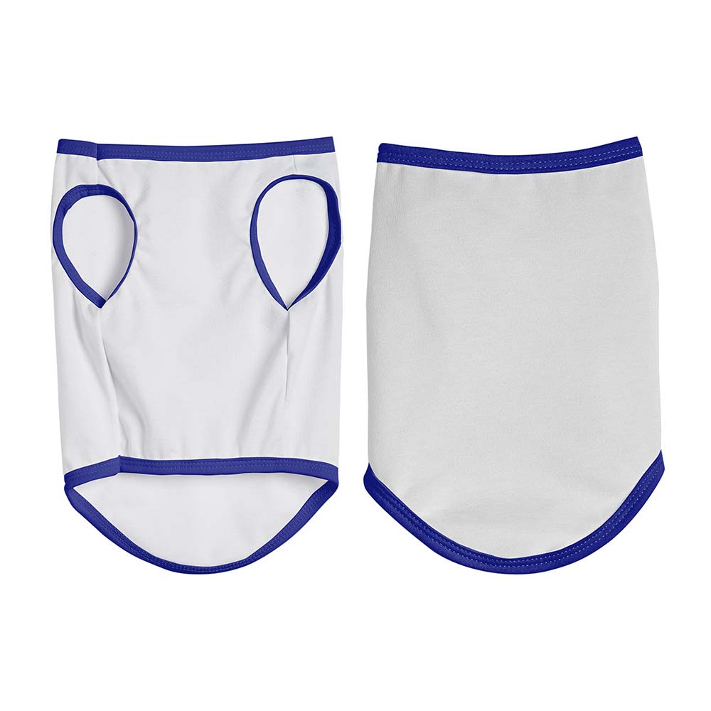 High Quality Sublimation Pet T-shirt Blank Polyester Pet Clothes Pet Products Dog Clothes Pet Accessories For Heat Press Printing