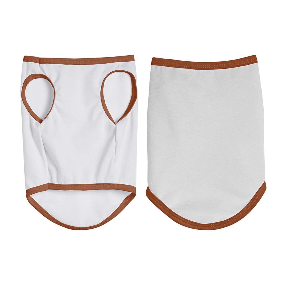 High Quality Sublimation Pet T-shirt Blank Polyester Pet Clothes Pet Products Dog Clothes Pet Accessories For Heat Press Printing